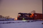 NS GP38-2 High nose Locomotive in the yard